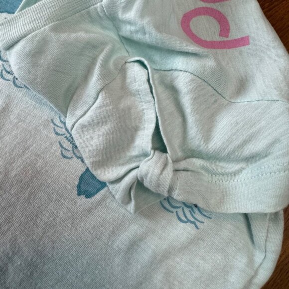 PEEK Australia T-Shirt Girls 3 3T Protect Our Sea Life Barrier Reef Blue Tee - Picture 4 of 5